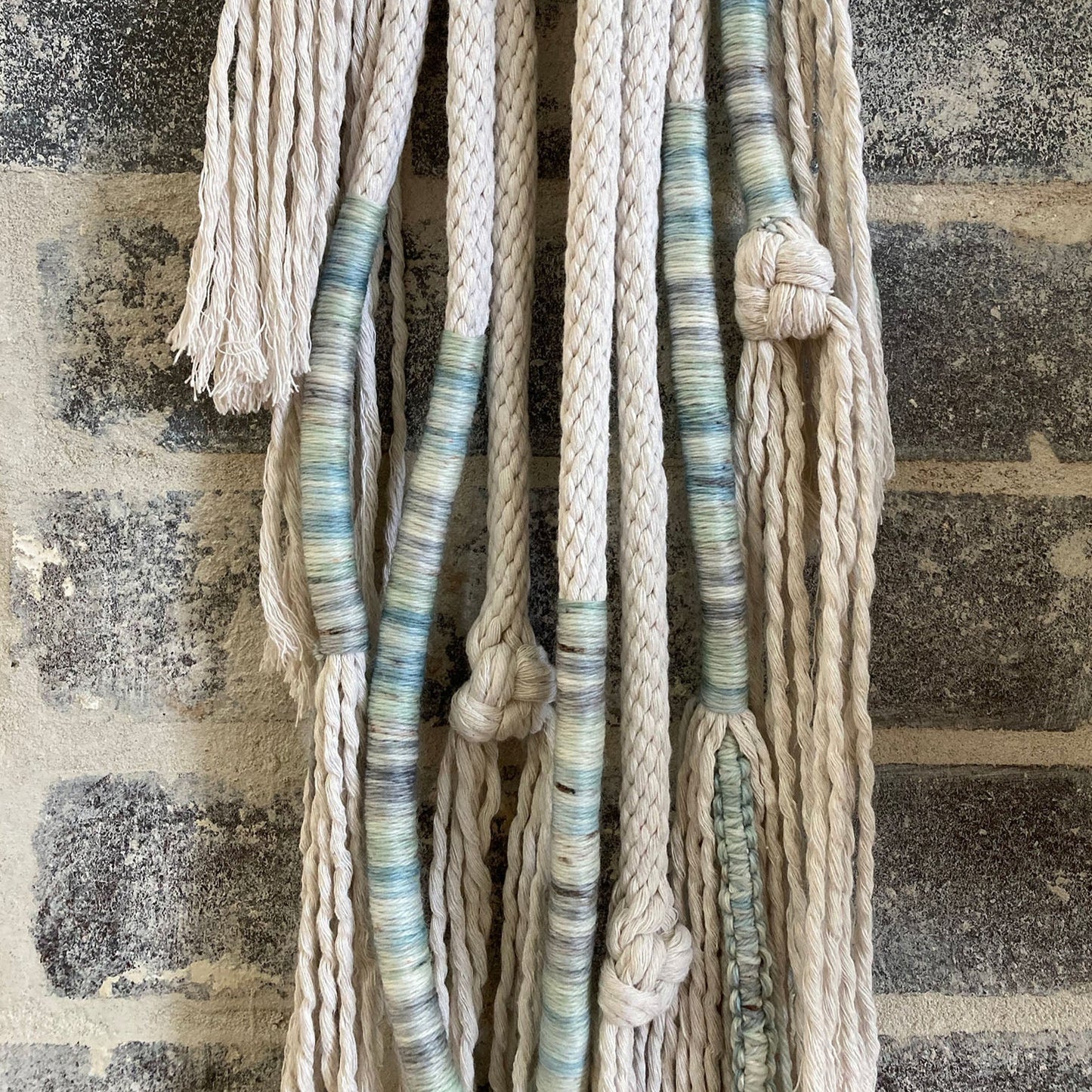 Knotted wall hanging