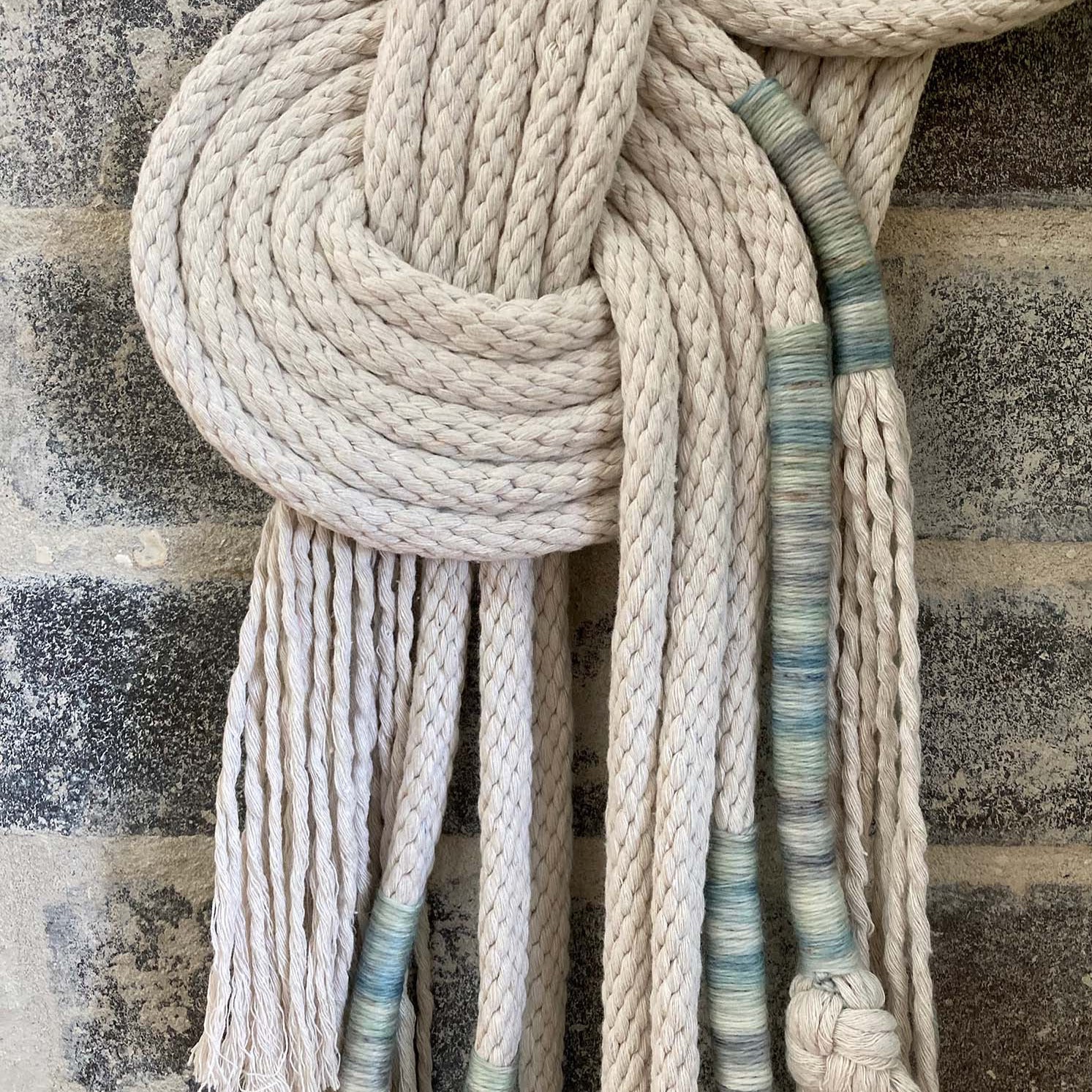Knotted wall hanging