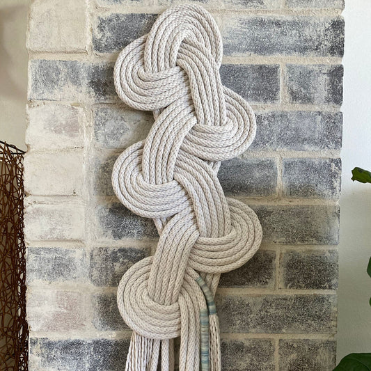 Knotted wall hanging