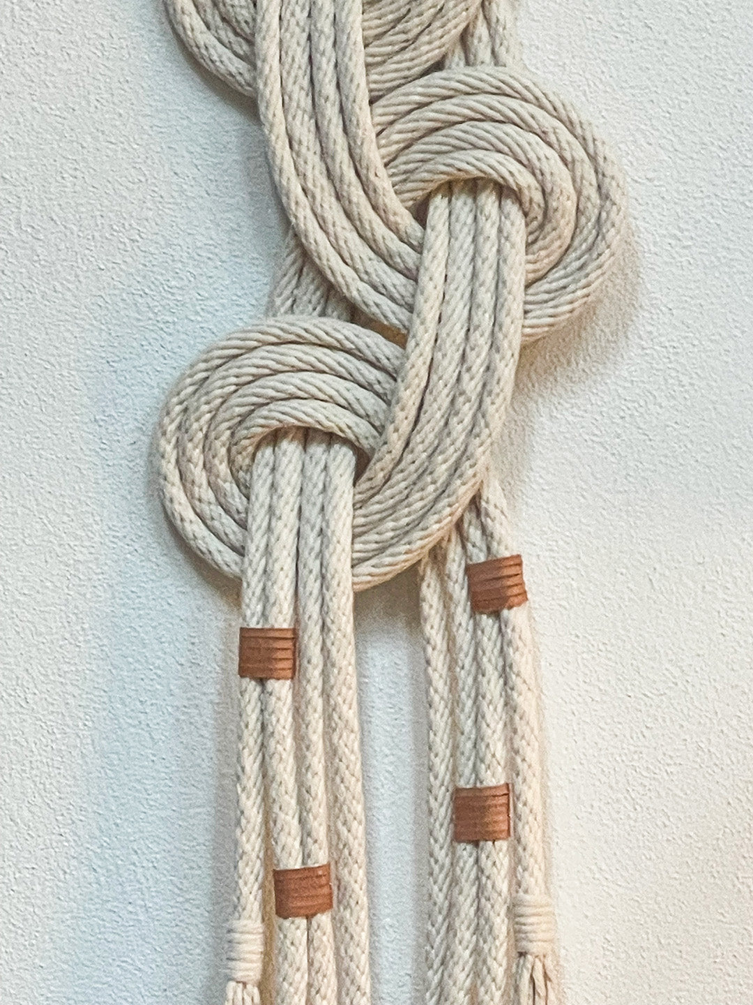 Knotted wall hanging