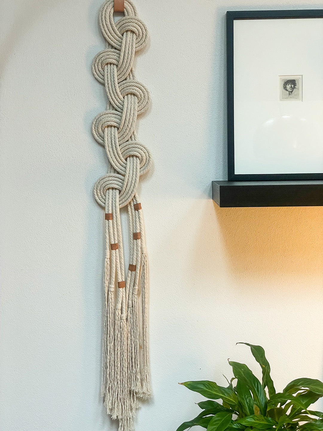 Knotted wall hanging