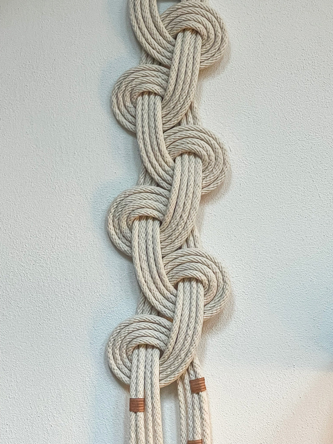 Knotted wall hanging
