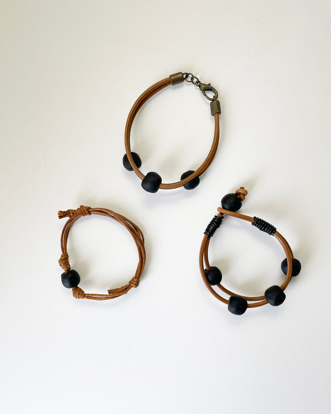 Leather bracelets