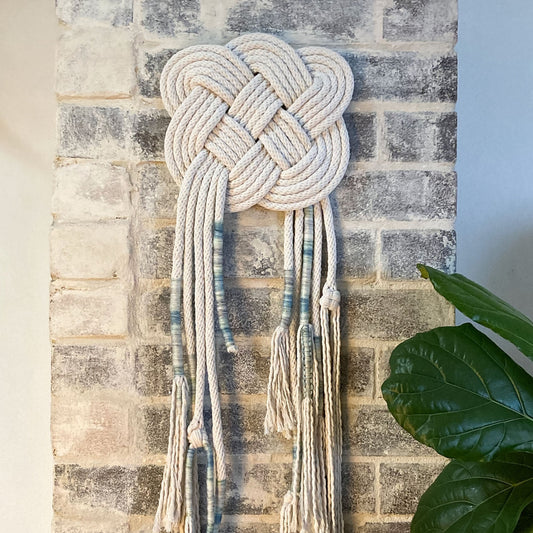 Heart Knot wall hanging