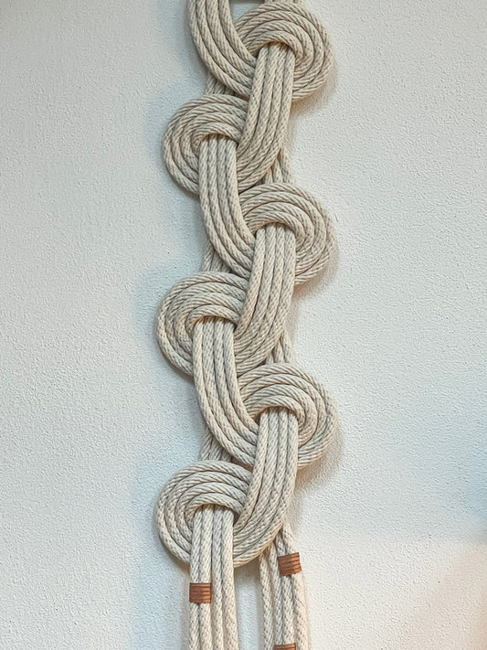 Knotted wall hanging